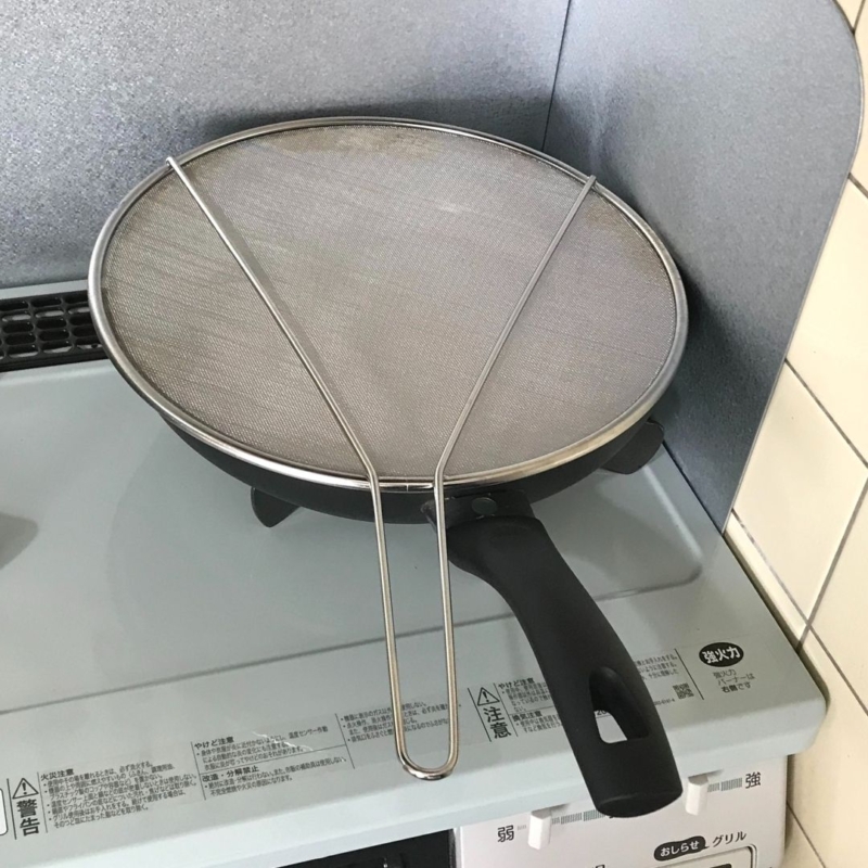 ニトリ 油はね防止ネット ステンレス 熱い