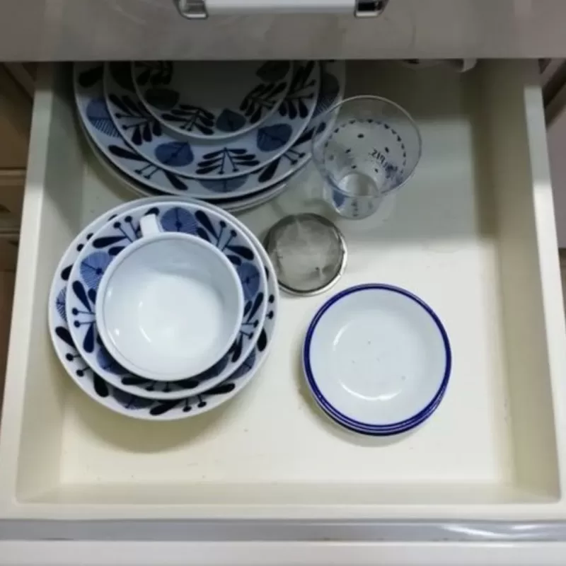 キッチン実例 引き出し収納