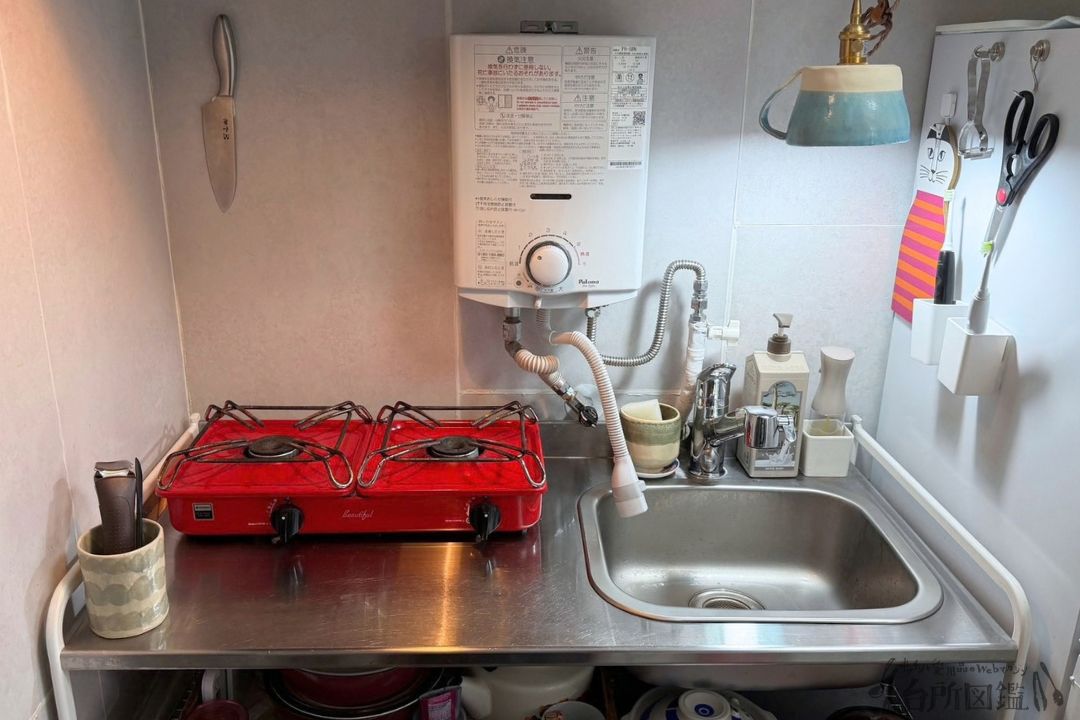 IKEAのミニキッチンのシンク部分